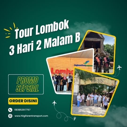Paket Tour Lombok 3H2M B